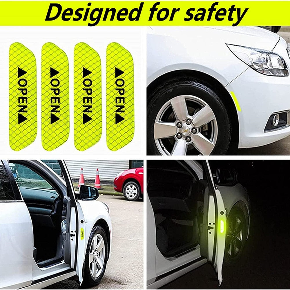 BowLift | 4PCS City Light Reflective Alert Stickers