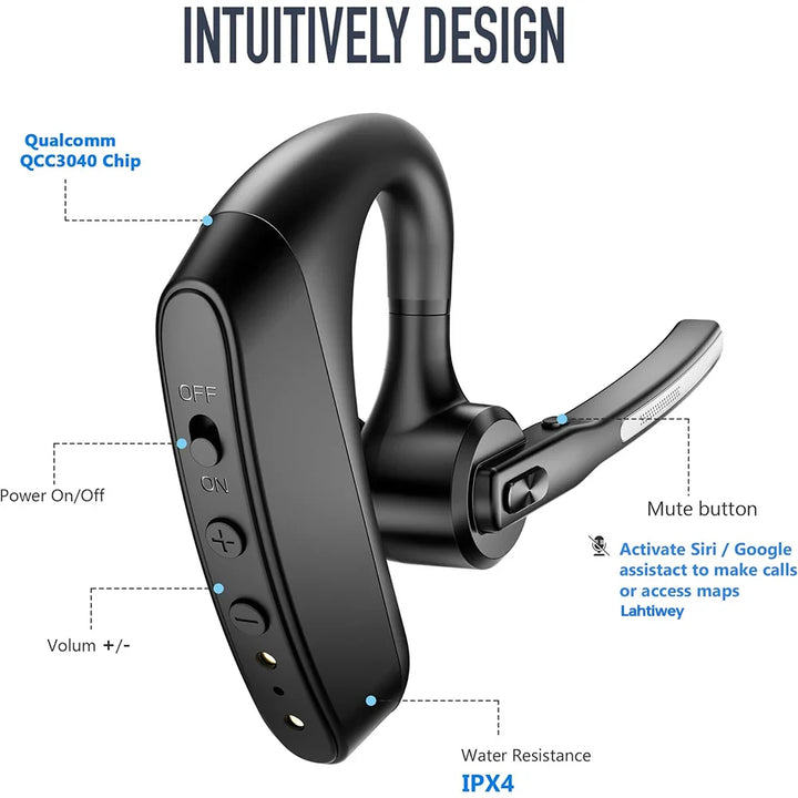 BowLift | Noise-Cancelling Bluetooth Headset with Dual Microphones – Orivo