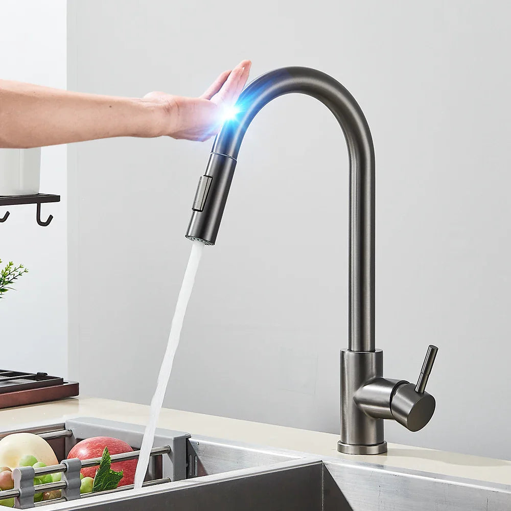 BowLift | Pull-out Kitchen Faucet with Touch Control and Sensor Function
