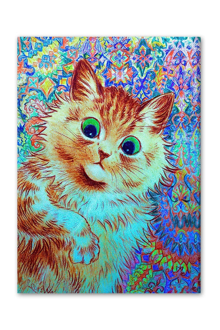 Wain Cats Psychedelic Poster | Bowlift