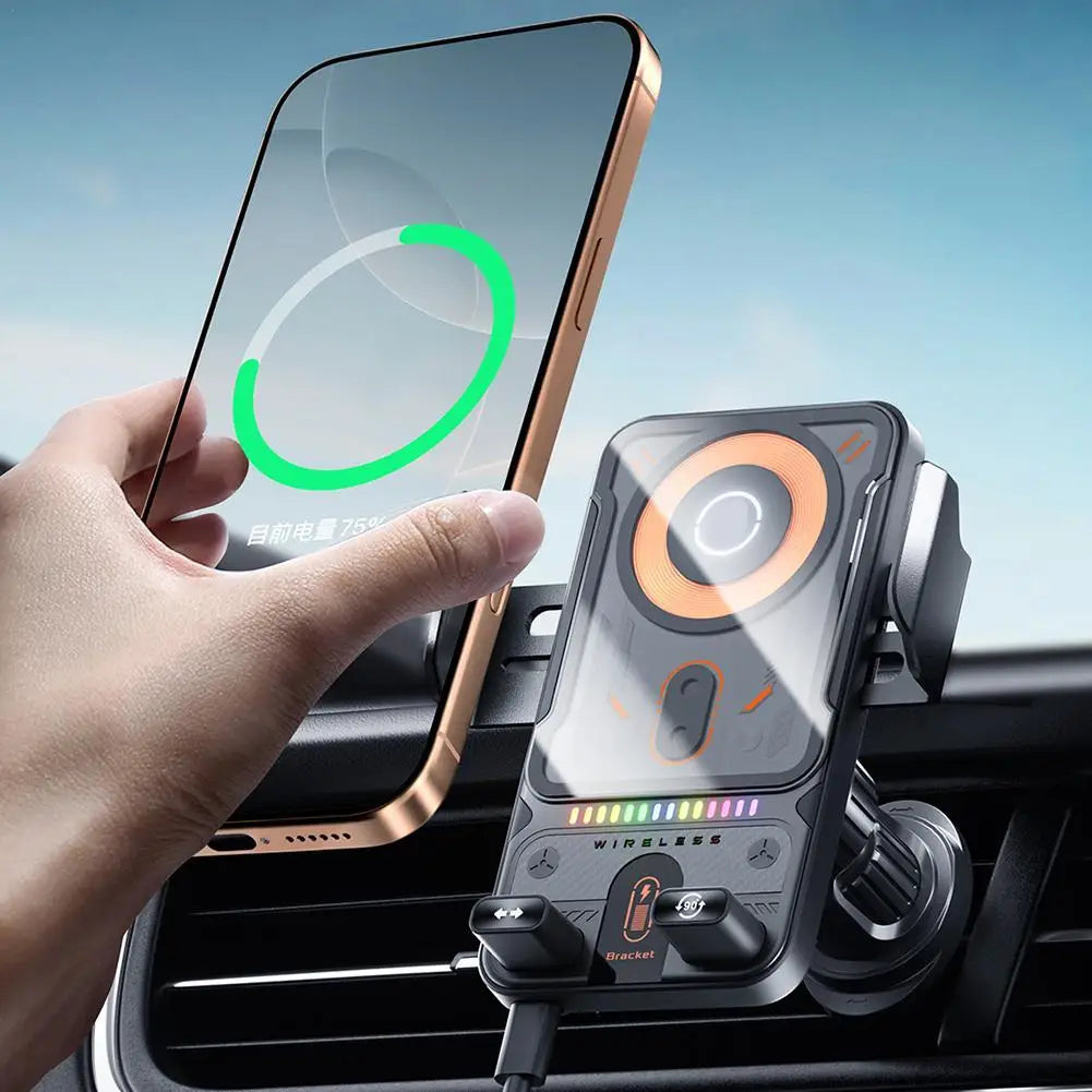BowLift | Smart Auto-Clamp Wireless Charger Car Phone Holder