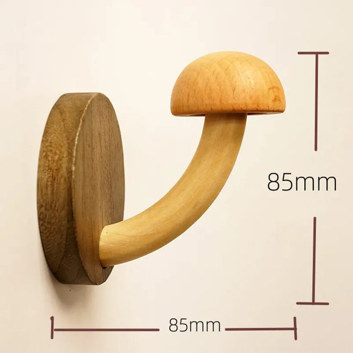 BowLift | Mystic Mushroom Wooden Wall Clothes Hanger