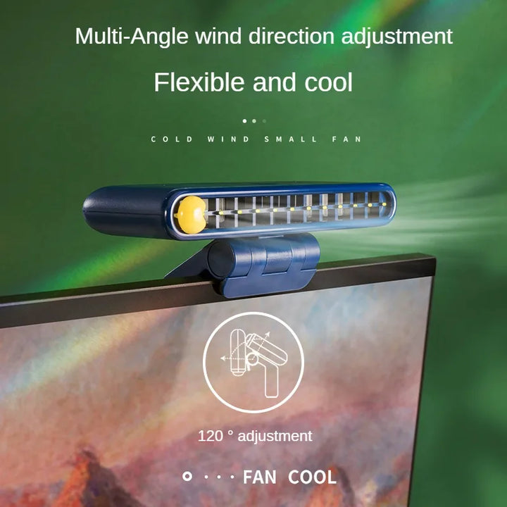 BowLift | Turbo Strong Airflow Screen Hanging Cooling Fan