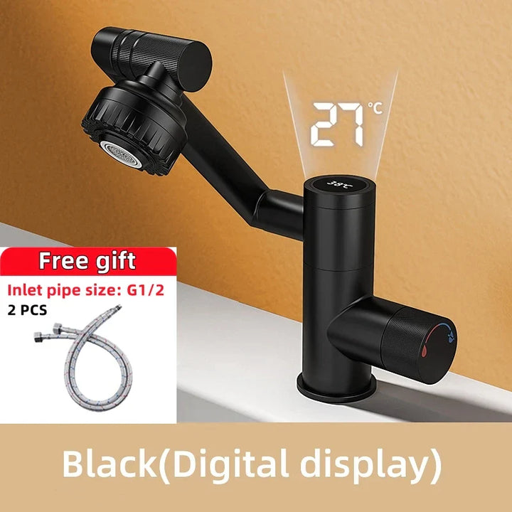 BowLift | Digital Display Rotatable Japanese Style Bathroom Faucet