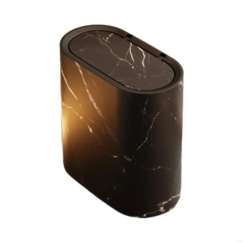 EcoHide Compact Trash Can with Hidden Lid Bowlift