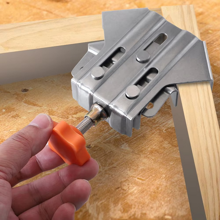 BowLift | Precision 90° Stainless Steel Corner Clamp for Woodworking