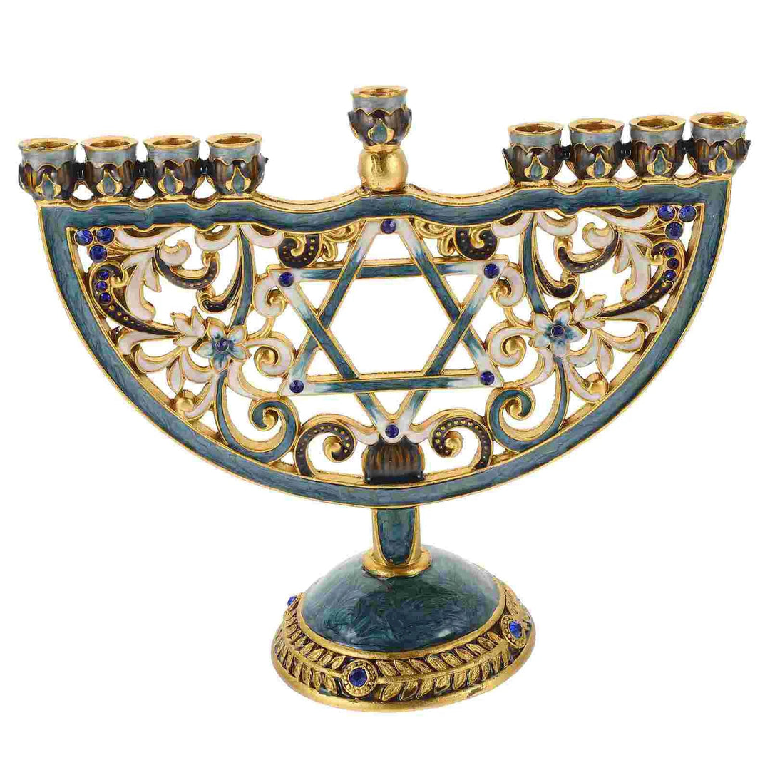 BowLift | Auriona Menorah Candle Holder | Chanukah Candelabrum & Table Decoration | Wedding & Holiday Decoration | Luxurious Elegance