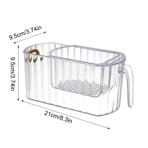 BowLift | Clear Stack Transparent Double-Layer Basket