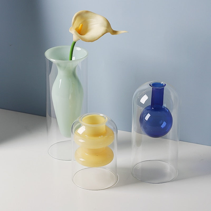 Bubbly Glass Vases - Opaque | Bowlift