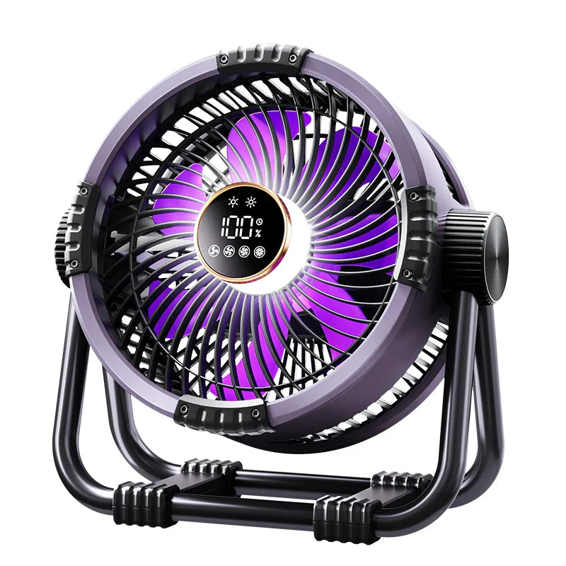 BowLift | AEROLIA NightCool | 4-in-1 Fan & Night Light | 20000mAh Battery | Usable Hanging & Standing