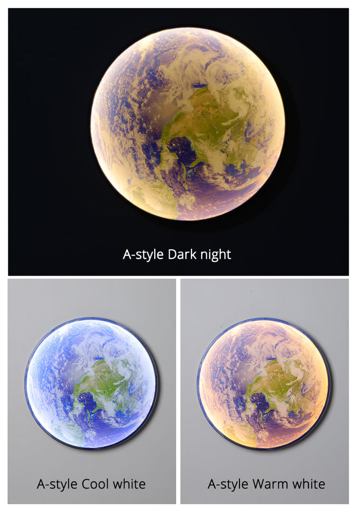 BowLift | 3D LED Moon or Earth Ceiling or Wall Lamp (3 Styles) 24CM-80CM