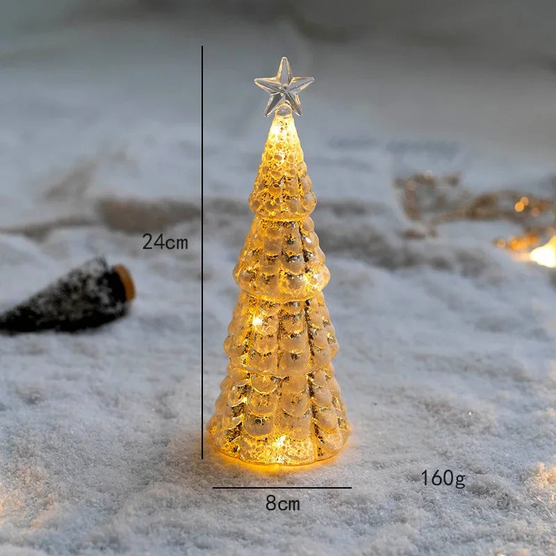 BowLift | Christmas Time LED Frosted Glass Tree Lamp