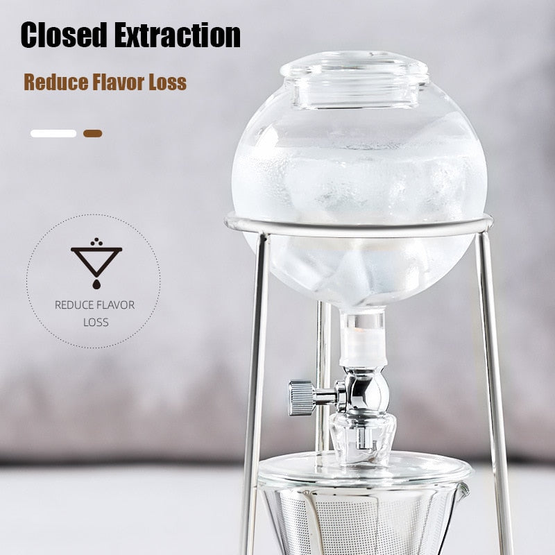 BowLift | Vintage Art Brew Glass Reusable Drip Coffee Pot