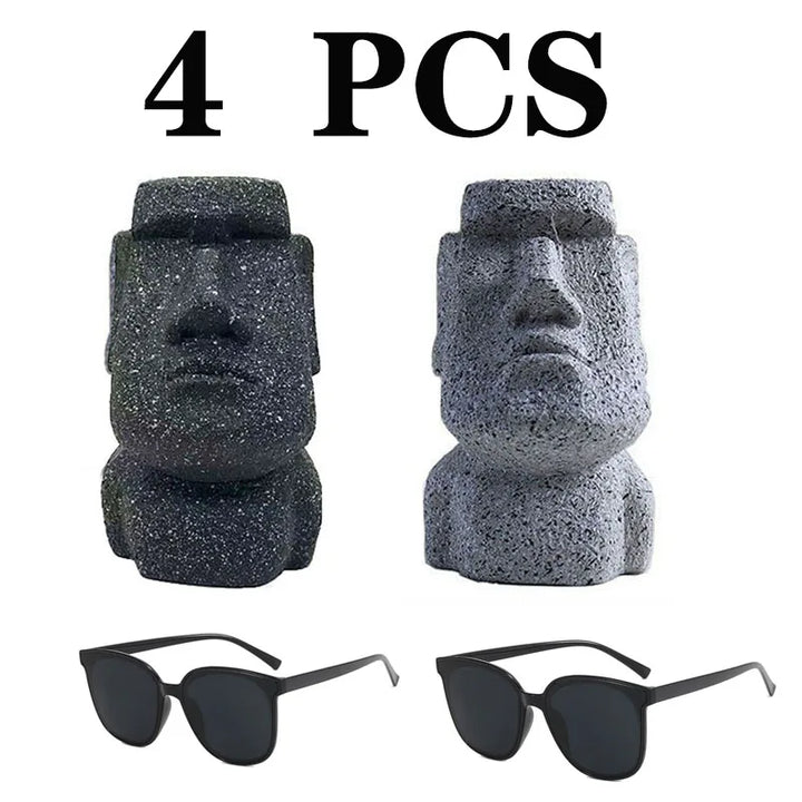 BowLift | Stone Face Eyeglass Holder Stand