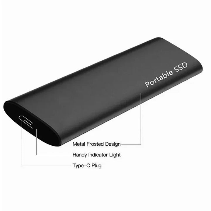 BowLift | External SSD Portable USB Storage Drive Metal