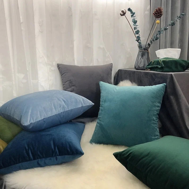 BowLift | Super soft Velvet Decorative Cushion for Sofa and Living Room