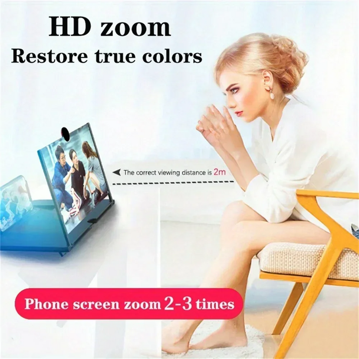 BowLift | Phone Screen Magnifier – Portable 10 Inch Smartphone Projector