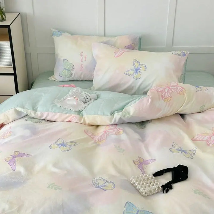 BowLift | Soft Flowers Bedding Set
