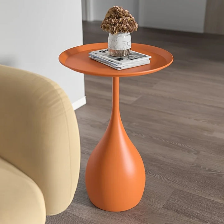 BowLift | Mobile Round Side Table with Light Luxury Mini Design for Sofa or Bed
