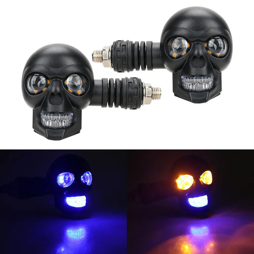 BowLift | Scary Skull LED Motorcycle Signal Indicator Light