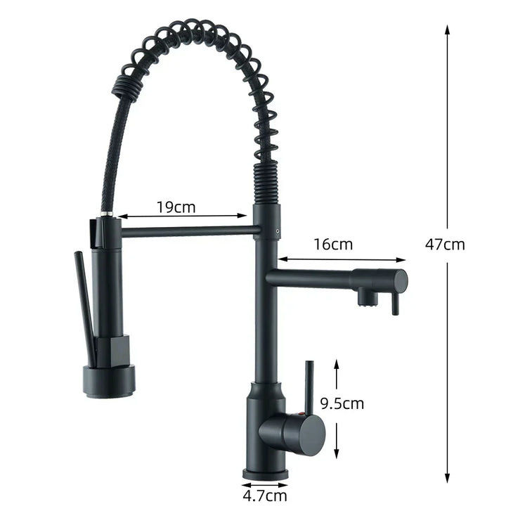 BowLift | SpringFlow – Kitchen faucet with dual outlet