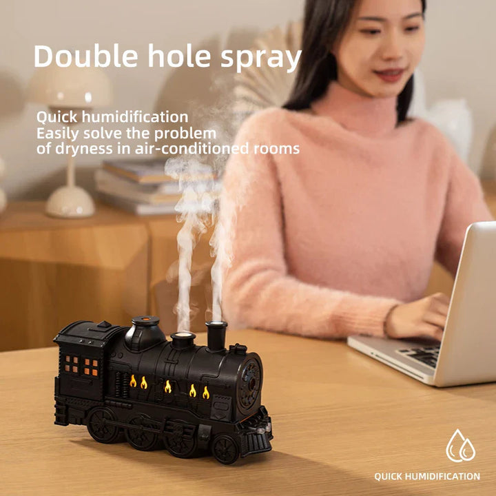 BowLift | Mini Train Aromatherapy Essential Oil Diffuser Lamp Decor