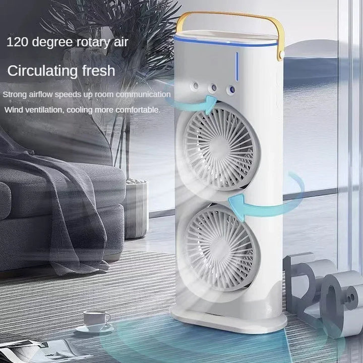 BowLift | Portable Double Fan Cooling Spray Air Conditioning