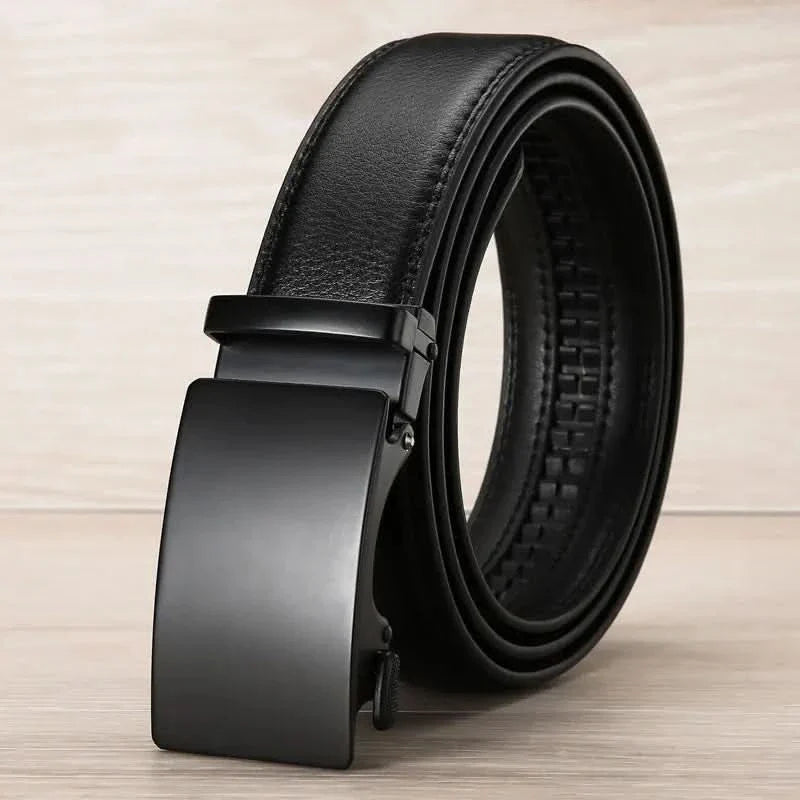 BowLift | Men’s PU Leather Belt – Automatic Buckle, Premium Luxury