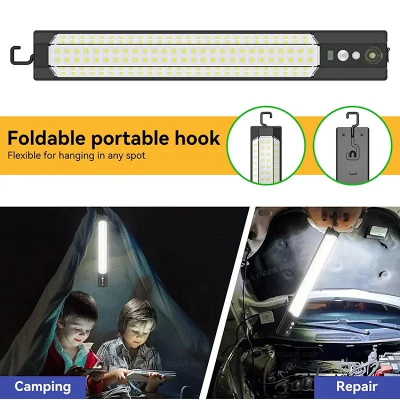 BowLift | Solario Split Solar Lamp | 158 LEDs | Motion Sensor & Remote Control | 10W Solar Light