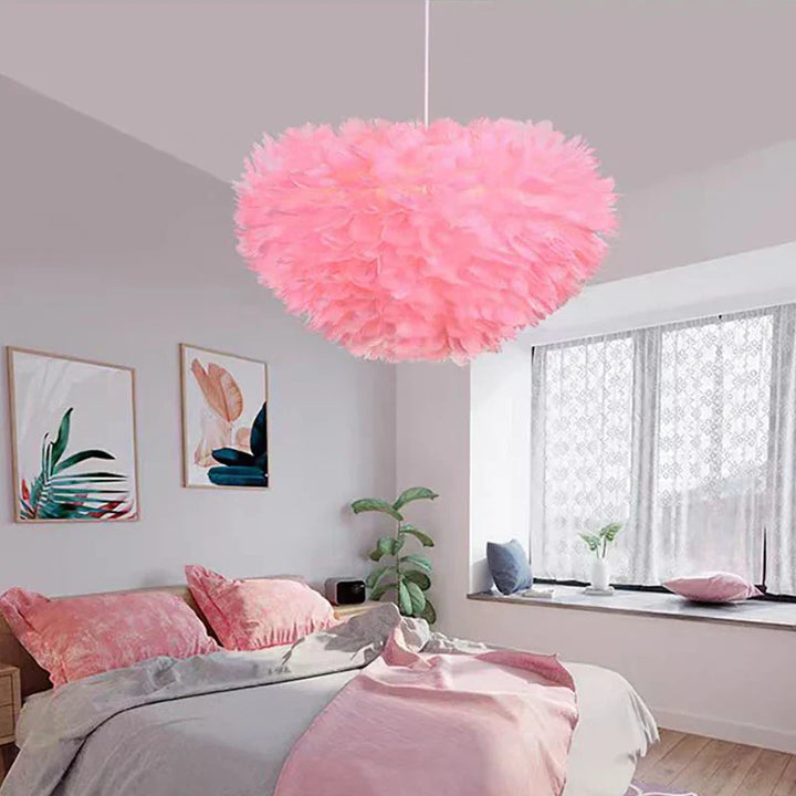 BowLift | Cloud Like Realistic Feather Chandelier