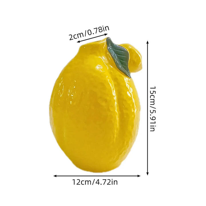 Lemon Ceramic Vase | Bowlift