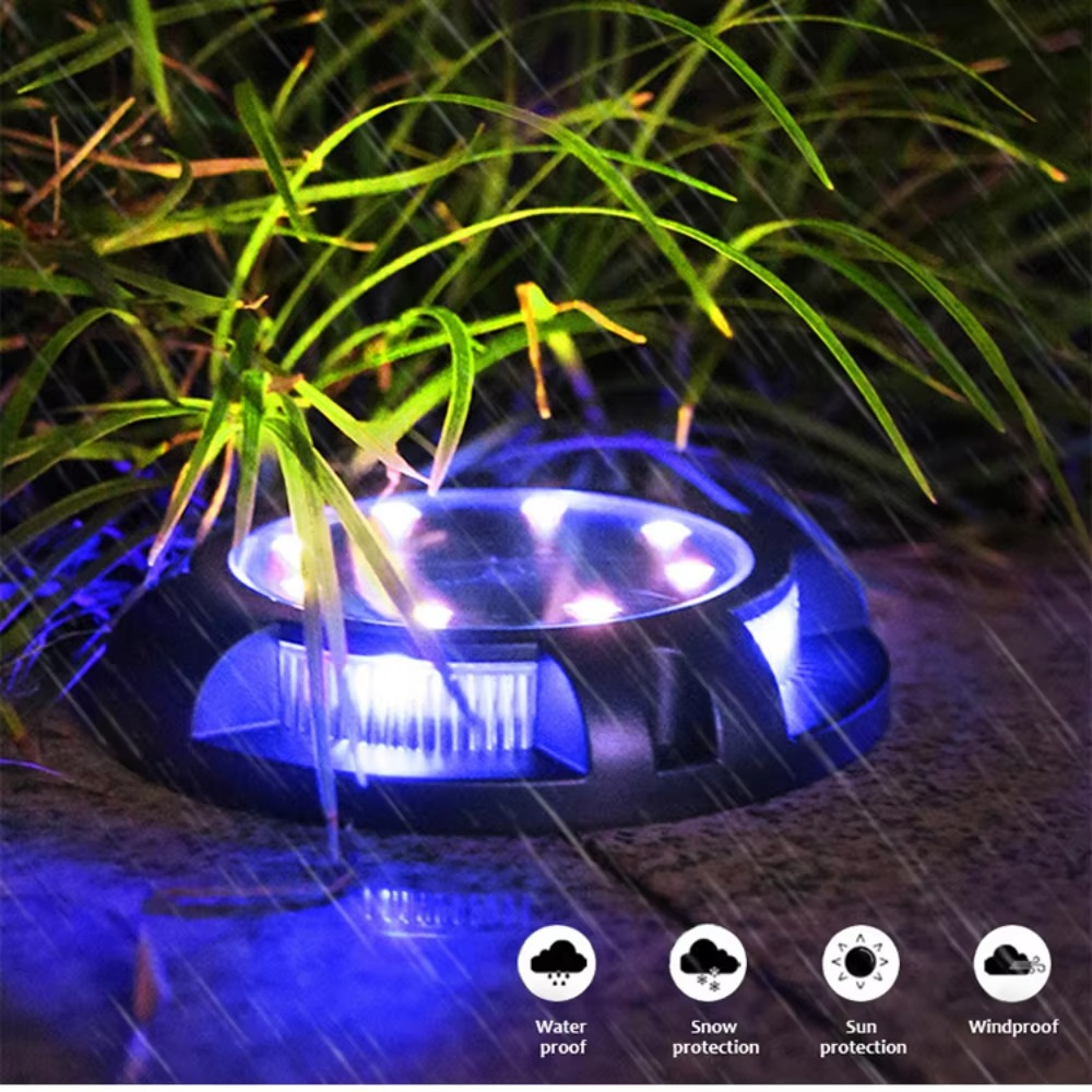 BowLift | Vibrant Solar Garden Lights – Outdoor Multicolor LED Ground Lights