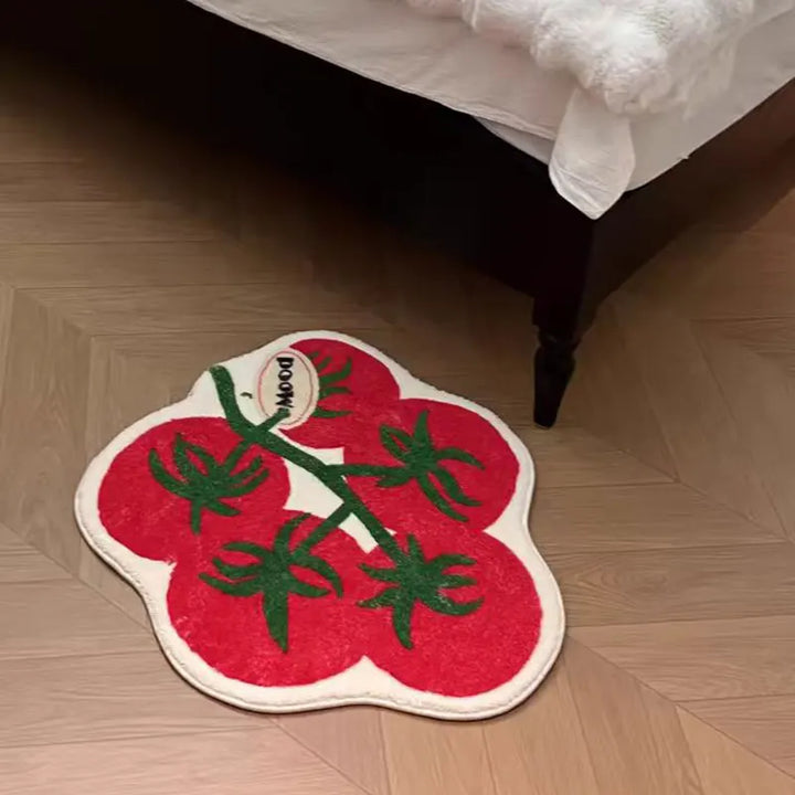 Red Tomatoes Rug | Bowlift