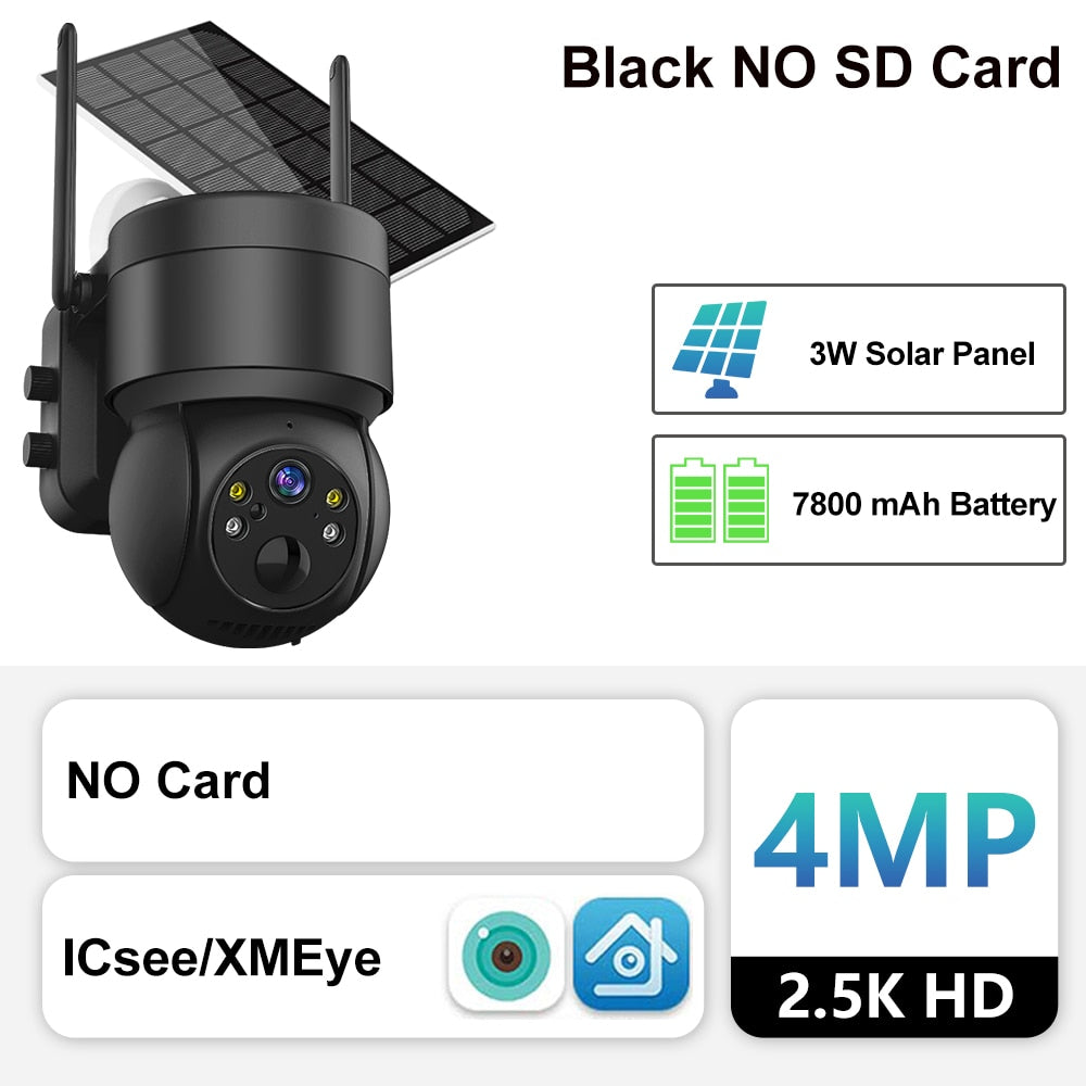 BowLift | Outdoor WiFi Solar-Powered Security IP Camera