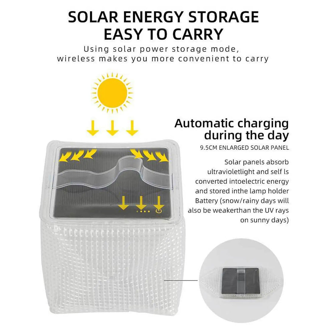 BowLift | Solar Camping Light LUMORA | Inflatable & Foldable | Solar Powered & Waterproof | Ultralight Outdoor Light