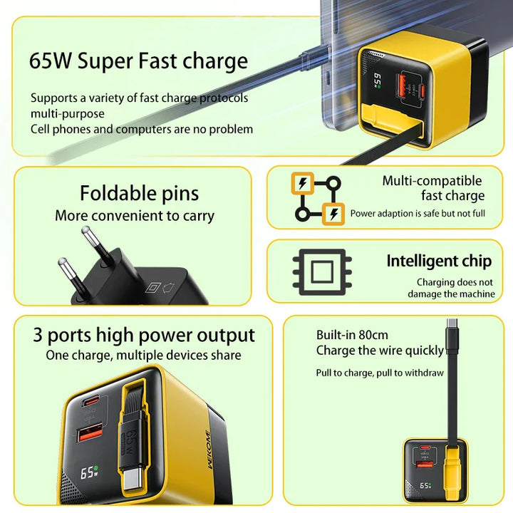 BowLift | Ultimate Super Rapid USB-C Charging Station Cube