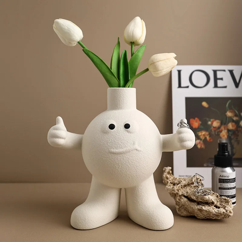 Character Ceramic Vase | Bowlift