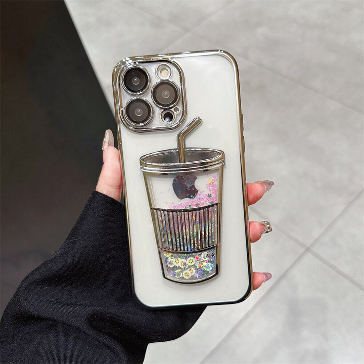 BowLift | Glitter Star Drink Cup iPhone Case