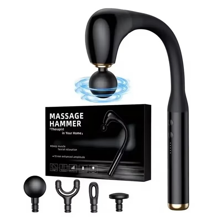 BowLift | 2025 Curved Smart Electric Massage Gun - Handheld Deep Tissue Massager