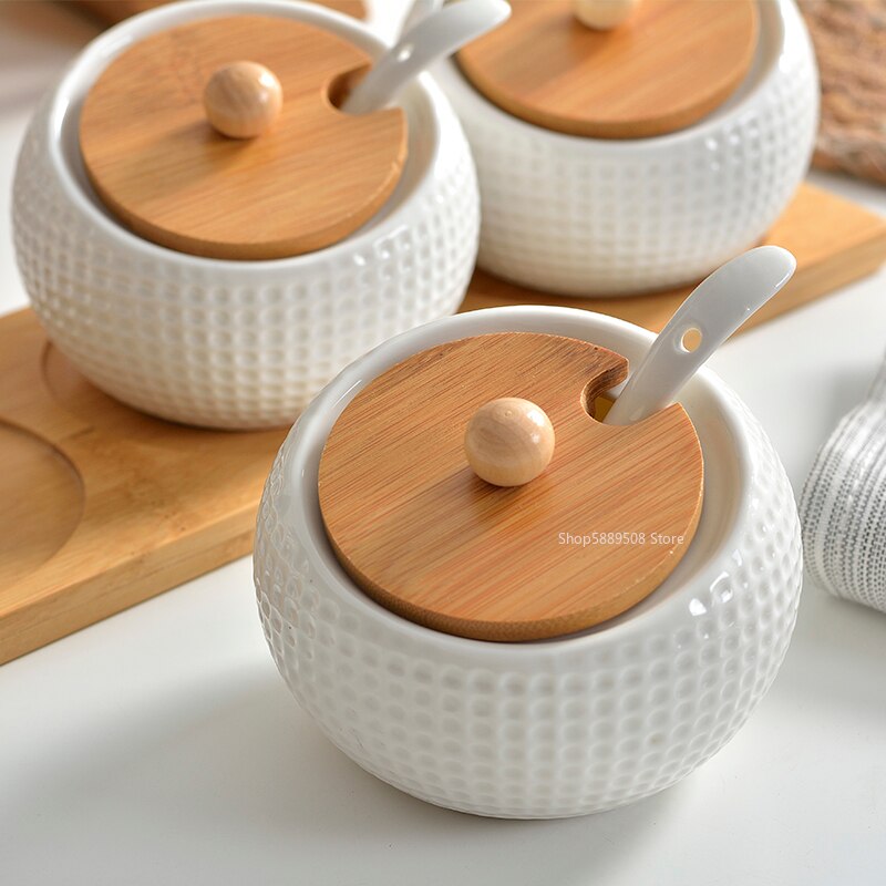 BowLift | Nordic Touch Ceramic Smart Seasoning Set