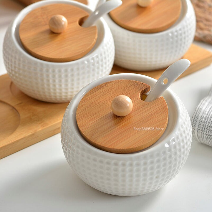BowLift | Nordic Touch Ceramic Smart Seasoning Set