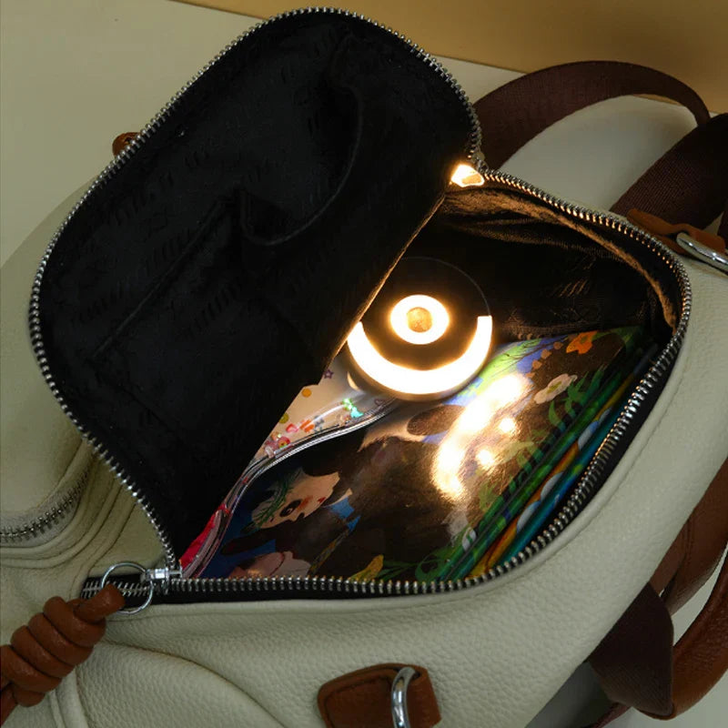 BowLift | Compact Circular Touch LED Portable Night Lamp