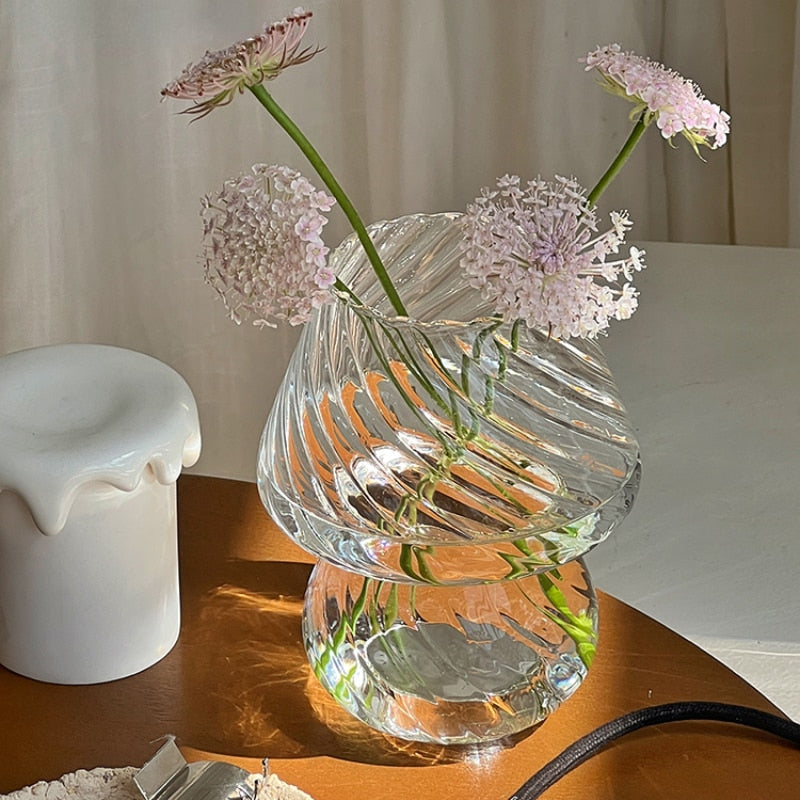 Nordic Stripy Glass Vase | Bowlift