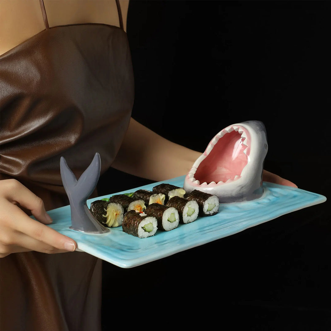 BowLift | Shark Bite Sushi Serving Platter