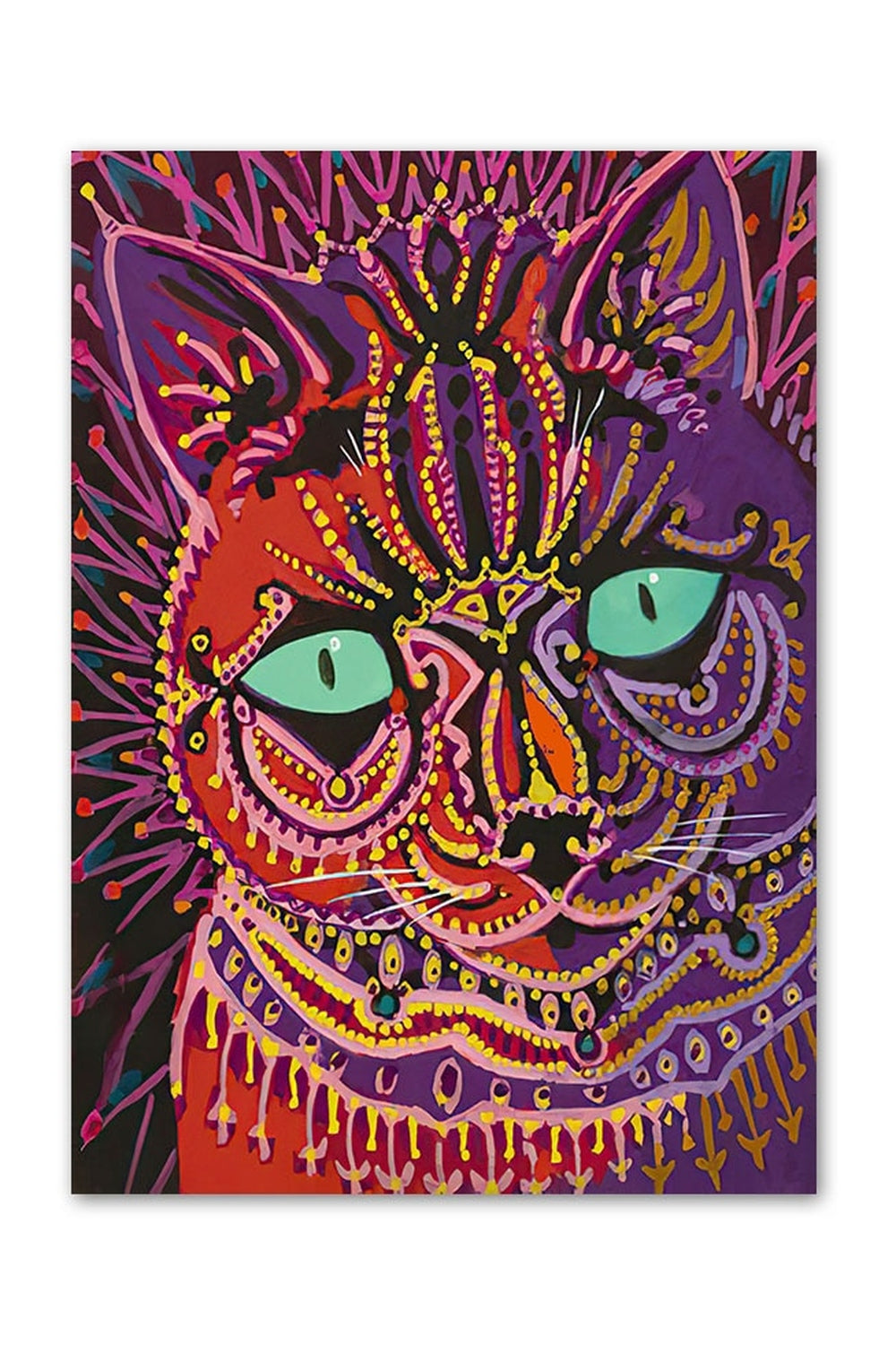 Wain Cats Psychedelic Poster | Bowlift