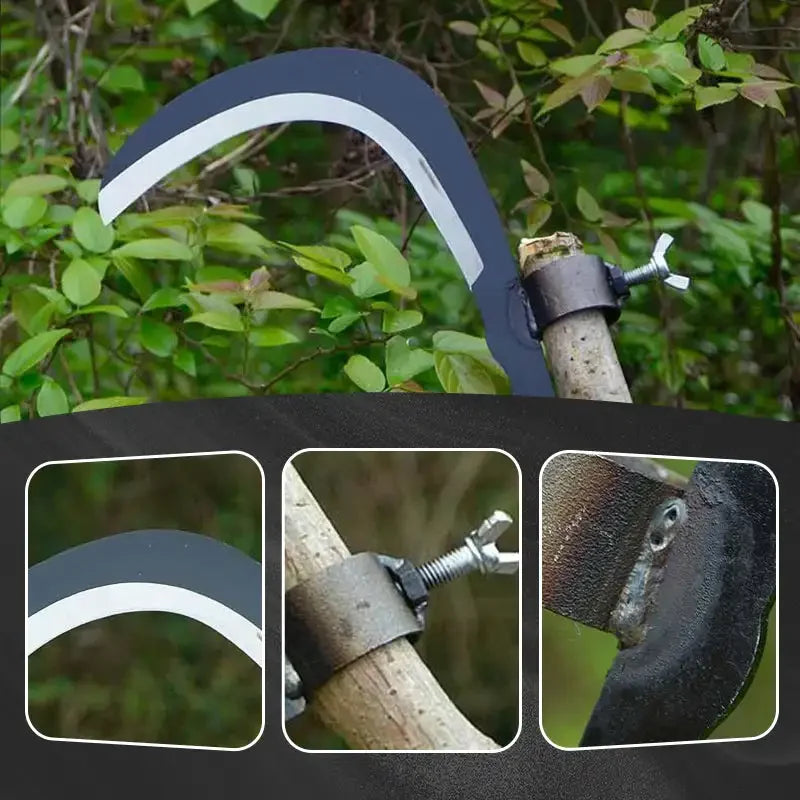 BowLift | Strong Steel Grass Cutting Sharp Multi-Purpose Sickle Head