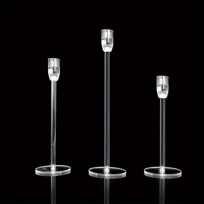 BowLift | LumenAcry Acrylic Candle Holder Set (3-piece)