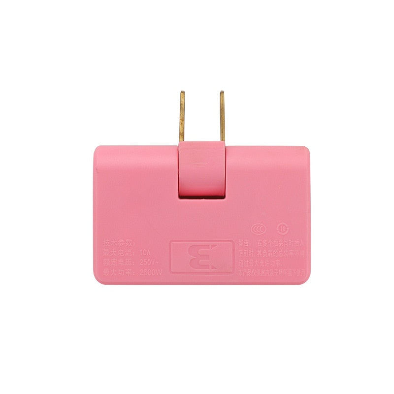 BowLift | Foldable Tri-Plug Anywhere Charge Adapter