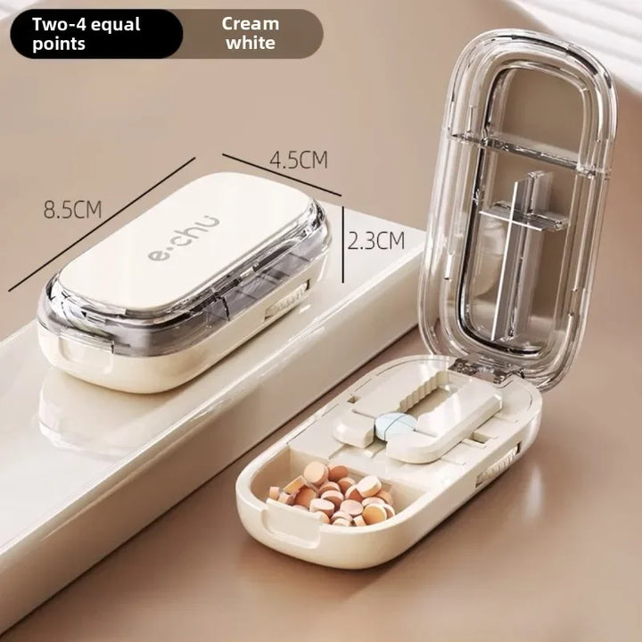 BowLift | Pocket Size Dustproof Pill Cutter Organizer