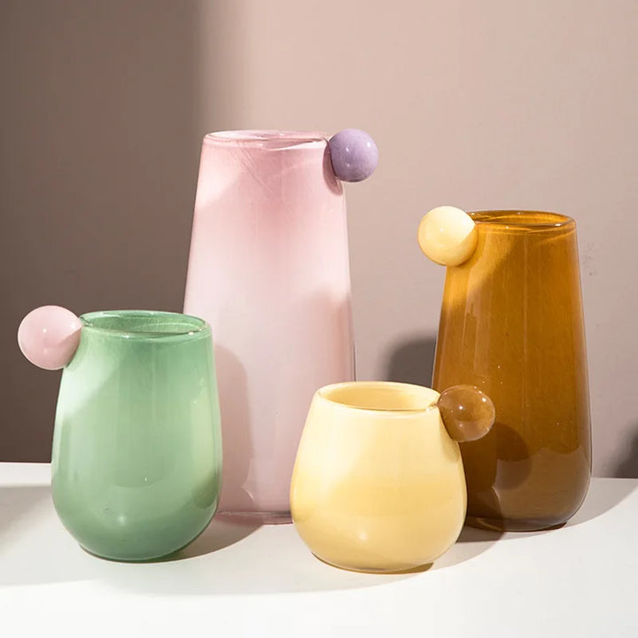 Globe Glass Chubby Vase | Bowlift